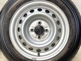 ブリヂストン V600 155/80R14 88/86LT /トヨタ純正 AL 5.0J+ 100-4穴 4本