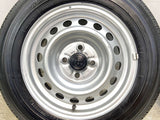 トーヨータイヤ V-02 155/80R14 88/86LT /トヨタ純正 AL 5.0J+ 100-4穴 4本