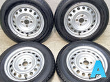 ブリヂストン V600 155/80R14 88/86LT /トヨタ純正 AL 5.0J+ 100-4穴 4本