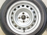 ブリヂストン V600 155/80R14 88/86LT /トヨタ純正 AL 5.0J+ 100-4穴 4本