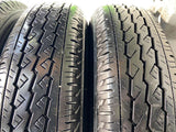 ブリヂストン V600 155/80R14 88/86LT /トヨタ純正 AL 5.0J+ 100-4穴 4本