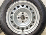 ダンロップ エナセーブ VAN01 155/80R14 88/86LT /トヨタ純正 AL 5.0J+ 100-4穴 4本
