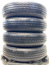 ブリヂストン V600 155/80R14 88/86LT /トヨタ純正 AL 5.0J+ 100-4穴 4本