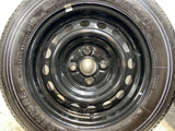 ブリヂストン V600 155/80R14 88/86LT /トヨタ純正 AL 5.0J+ 100-4穴 4本