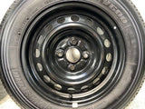 ブリヂストン V600 155/80R14 88/86LT /トヨタ純正 AL 5.0J+ 100-4穴 4本