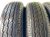ブリヂストン V600 155/80R14 88/86LT /トヨタ純正 AL 5.0J+ 100-4穴 4本