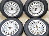 ダンロップ エナセーブ VAN01 155/80R14 88/86LT /トヨタ純正 AL 5.0J+ 100-4穴 4本