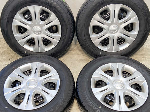 ダンロップ エナセーブ EC204 185/70R14  /日産純正  5.5J+ 100-4穴 4本