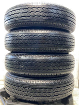 ブリヂストン V600 165/80R14 97/95LT /日産純正  5.0J+ 114.3-4穴 4本