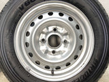 ブリヂストン V600 165/80R14 97/95LT /日産純正  5.0J+ 114.3-4穴 4本