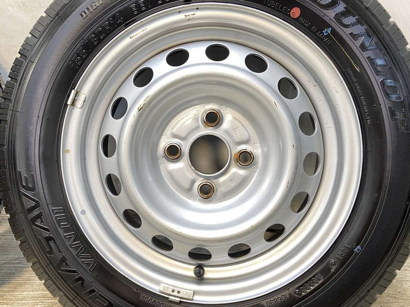 ダンロップ エナセーブ VAN01 155/80R14 88/86LT /トヨタ純正 AL 5.0J+39 100-4穴 4本