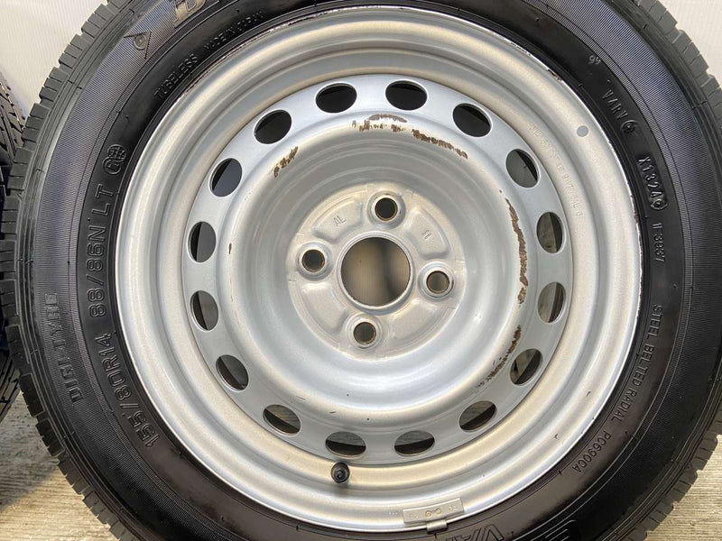 ダンロップ エナセーブ VAN01 155/80R14 88/86LT /トヨタ純正 AL 5.0J+ 100-4穴 4本