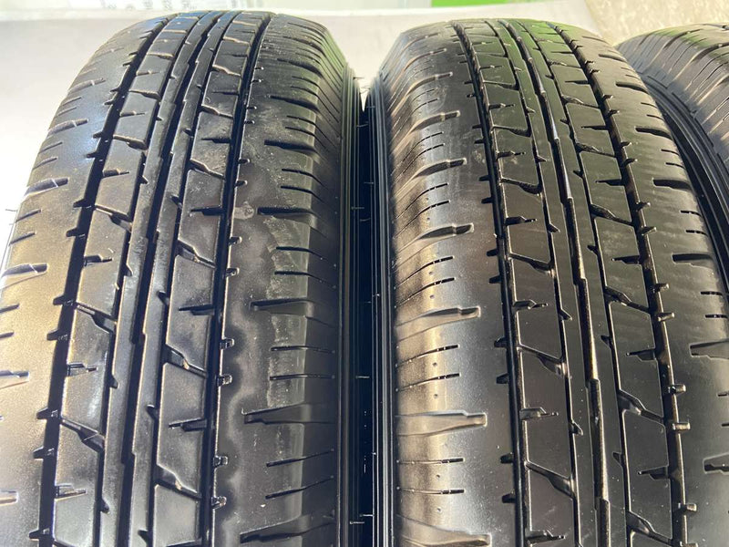 ダンロップ エナセーブ VAN01 155/80R14 88/86LT /トヨタ純正 AL 5.0J+ 100-4穴 4本