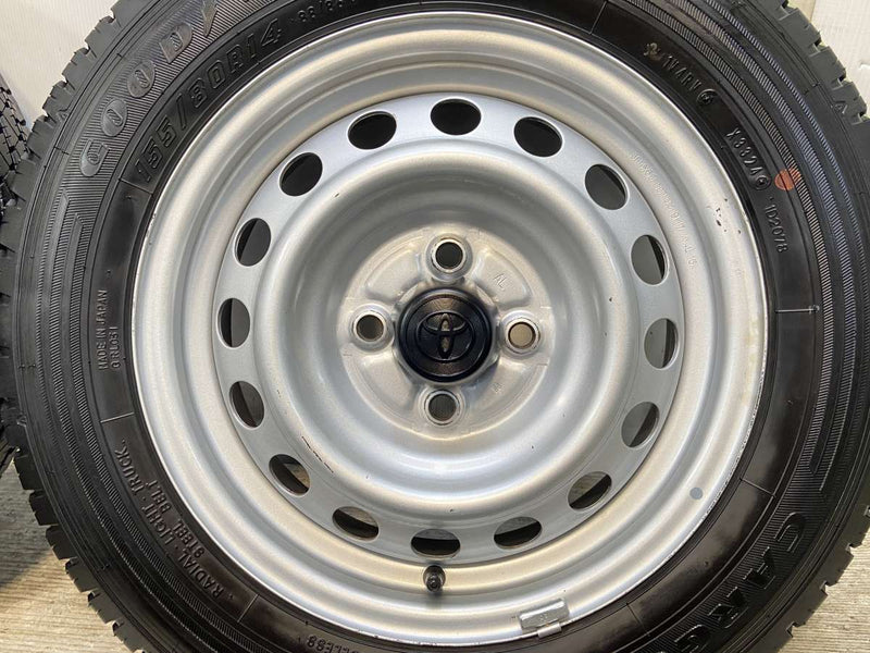 グッドイヤー カーゴプロ 155/80R14 88/86LT /トヨタ純正 AL 5.0J+ 100-4穴 4本