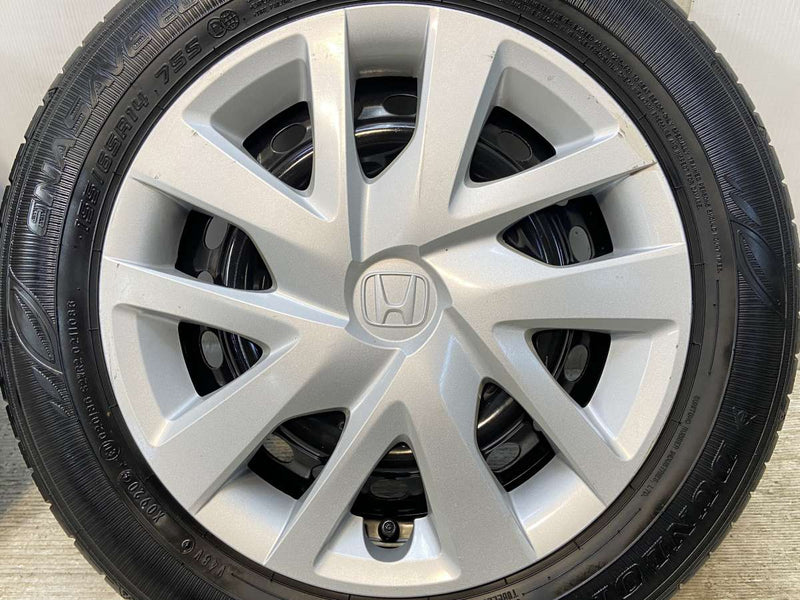 ダンロップ エナセーブ EC300 155/65R14  /ホンダ純正  4.5J+ 100-4穴 4本