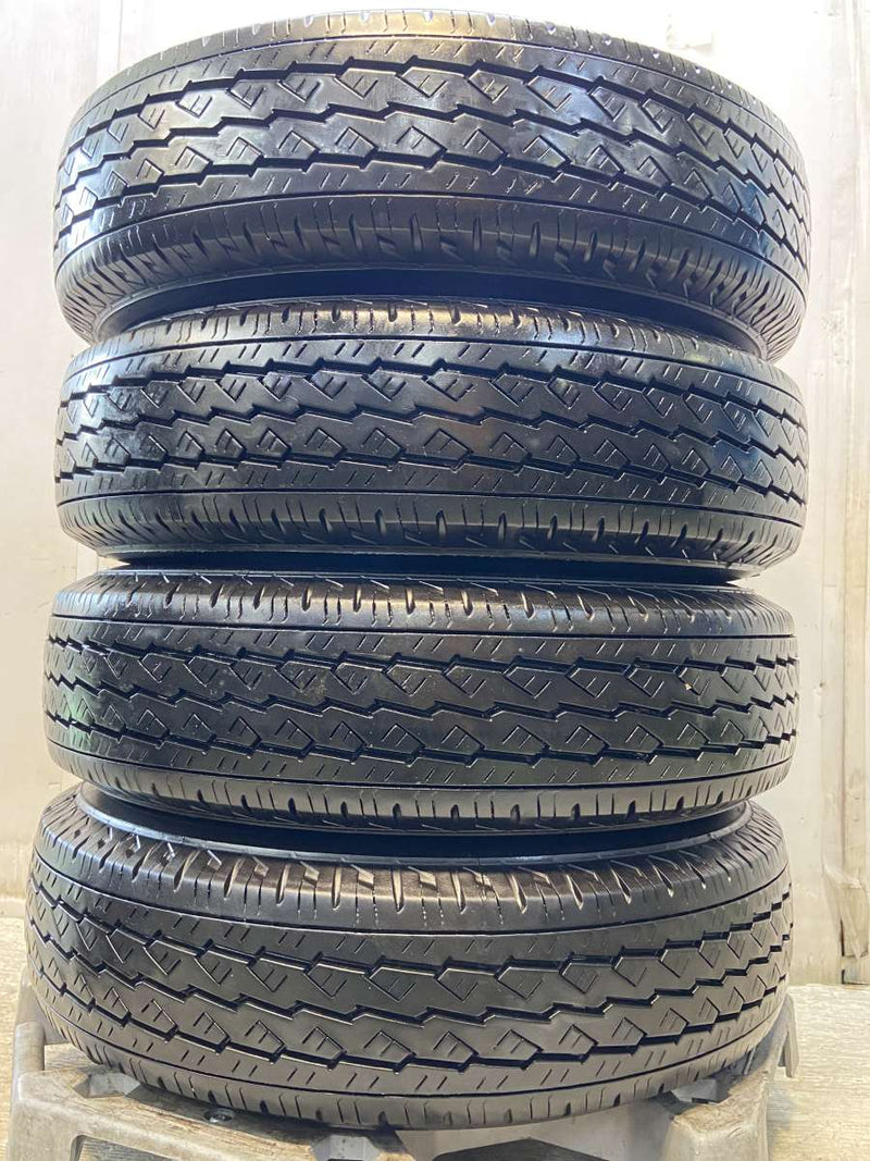 ブリヂストン V600 175R14 8PR /日産純正  5.0J+ 114.3-4穴 4本