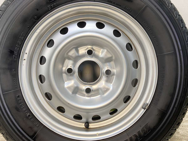 ブリヂストン V600 175R14 8PR /日産純正  5.0J+ 114.3-4穴 4本