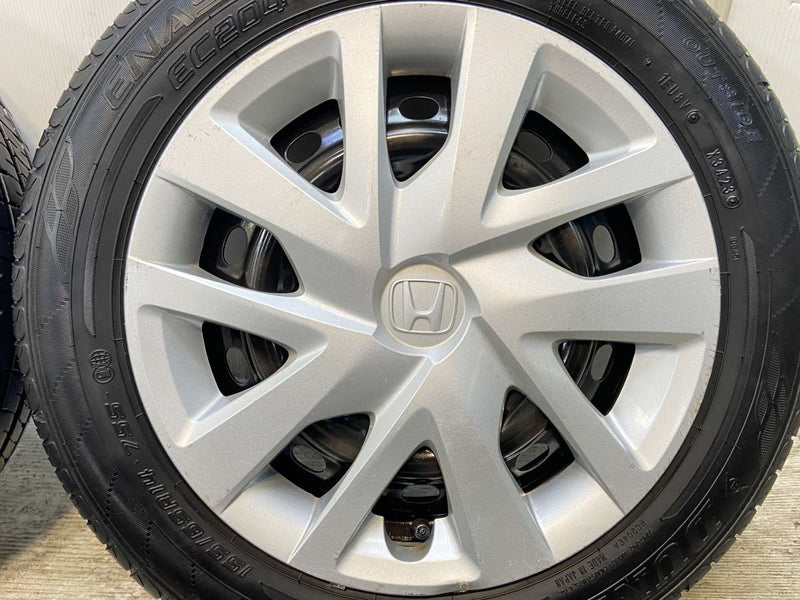 ダンロップ エナセーブ EC204 155/65R14  /ホンダ純正  4.5J+ 100-4穴 4本
