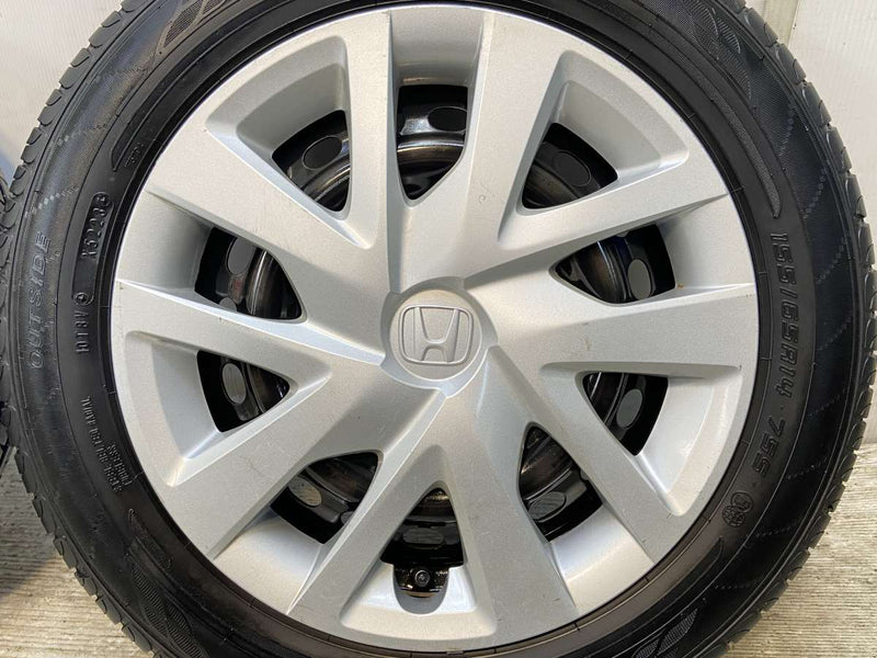 ダンロップ エナセーブ EC204 155/65R14  /ホンダ純正  4.5J+ 100-4穴 4本