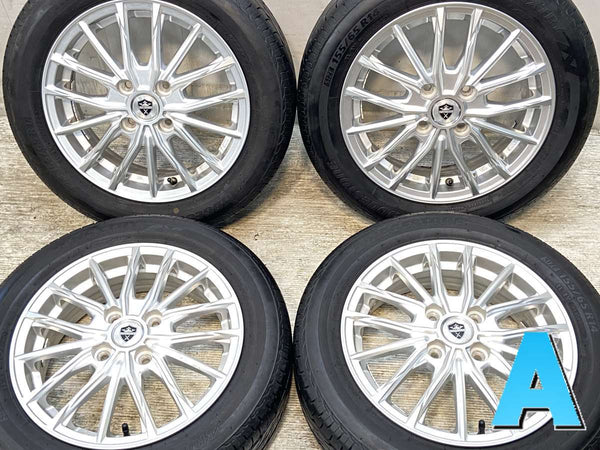 ブリヂストン ネクストリー 155/65R14  /　 ESTROSA 4.5J+44 100-4穴 4本