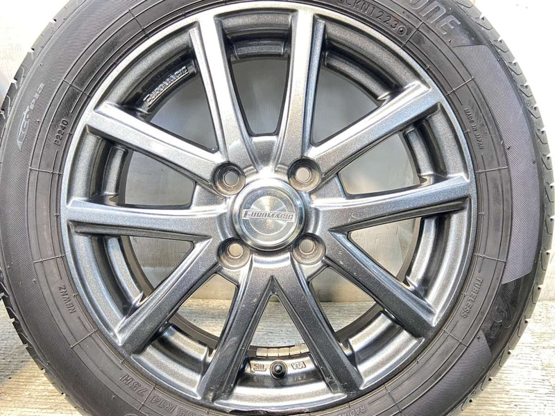 ブリヂストン NEWNO 155/65R14  /　 ユーロ マジック 4.5J+45 100-4穴 4本