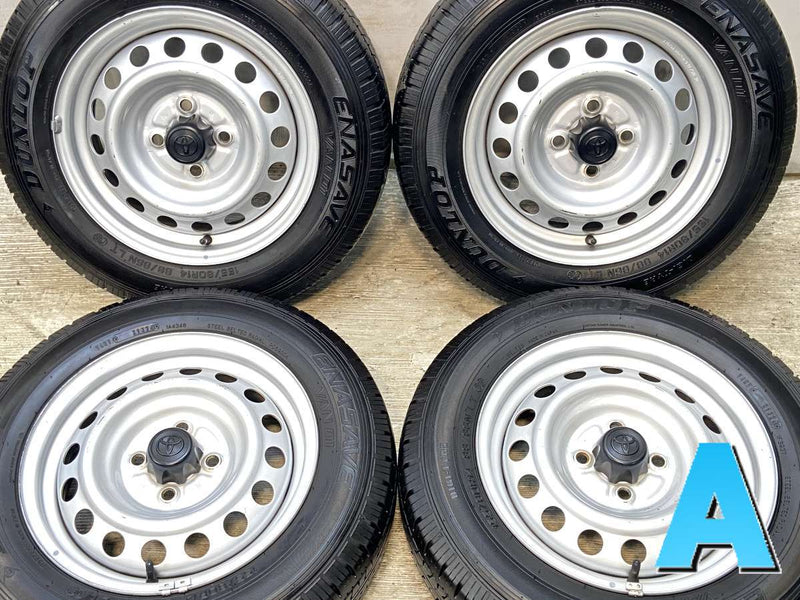 ダンロップ エナセーブ VAN01 155/80R14 88/86LT /トヨタ純正 AL 5.0J+39 100-4穴 4本