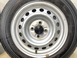 ブリヂストン V600 155/80R14 88/86LT /トヨタ純正 AL 5.0J+39 100-4穴 4本