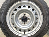 ブリヂストン V600 155/80R14 88/86LT /トヨタ純正 AL 5.0J+39 100-4穴 4本