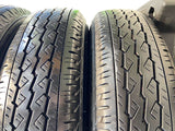 ブリヂストン V600 155/80R14 88/86LT /トヨタ純正 AL 5.0J+39 100-4穴 4本