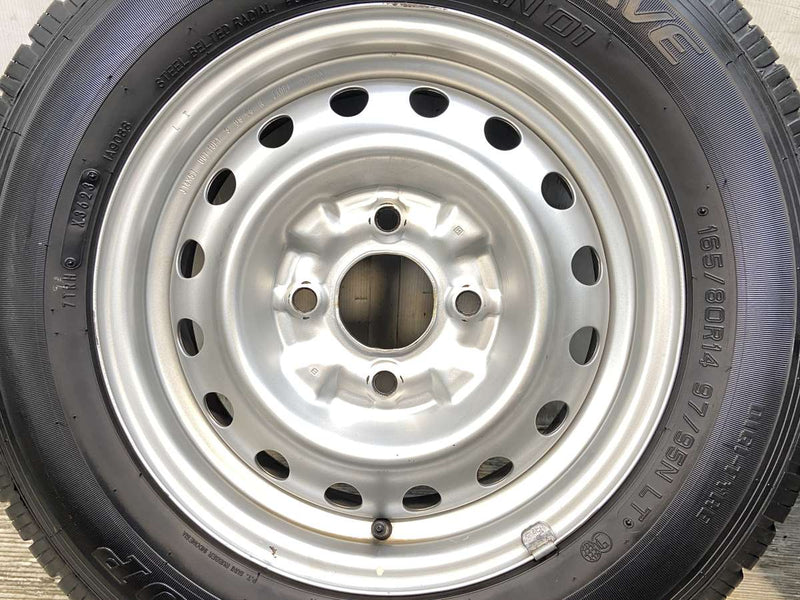 ダンロップ エナセーブ VAN01 165/80R14 97/95LT /日産純正  5.0J+ 114.3-4穴 4本