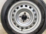ブリヂストン V600 155/80R14 88/86LT /トヨタ純正 AL 5.0J+ 100-4穴 4本