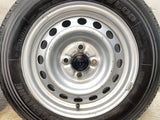 ブリヂストン V600 155/80R14 88/86LT /トヨタ純正 AL 5.0J+ 100-4穴 4本