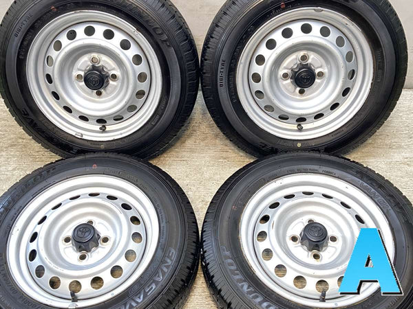 ダンロップ エナセーブ VAN01 155/80R14 88/86LT /トヨタ純正 AL 5.0J+ 100-4穴 4本