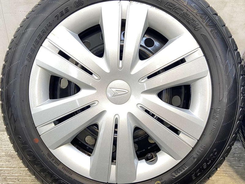 ダンロップ エナセーブ EC204 155/65R14  /ダイハツ純正  4.5J+ 100-4穴 4本