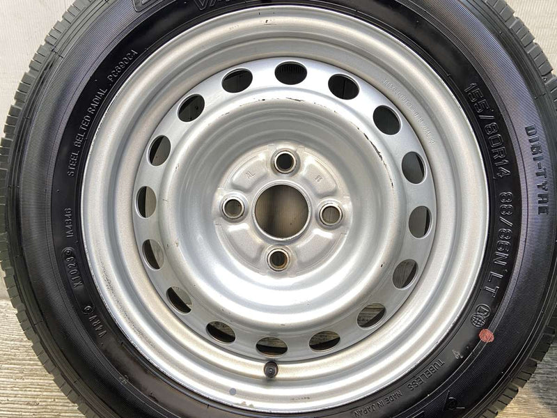 ダンロップ エナセーブ VAN01 155/80R14 88/86LT /トヨタ純正 AL 5.0J+39 100-4穴 4本