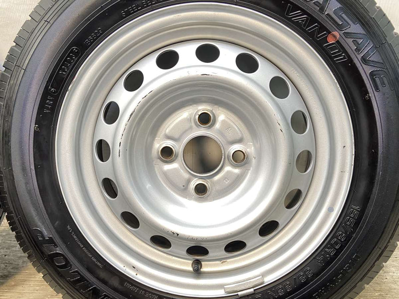 ダンロップ エナセーブ VAN01 155/80R14 88/86LT /トヨタ純正 AL 5.0J+39 100-4穴 4本