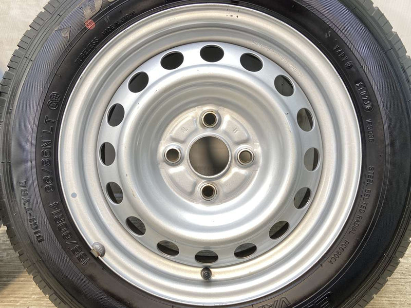 ダンロップ エナセーブ VAN01 155/80R14 88/86LT /トヨタ純正 AL 5.0J+39 100-4穴 4本