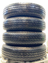 ブリヂストン V600 155/80R14 88/86LT /トヨタ純正 AL 5.0J+39 100-4穴 4本