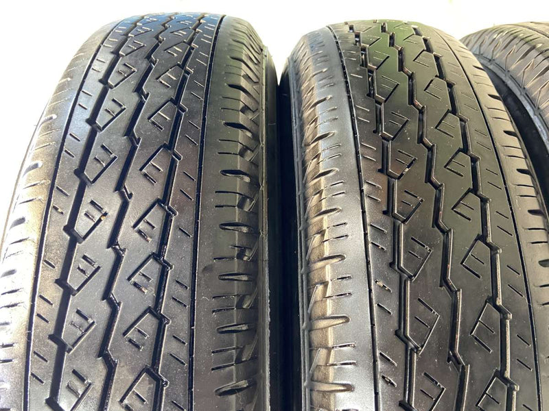 ブリヂストン V600 155/80R14 88/86LT /トヨタ純正 AL 5.0J+39 100-4穴 4本