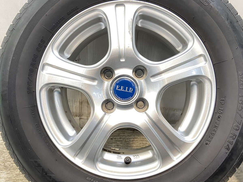 ブリヂストン ネクストリー 185/70R14  /　 FEID 5.5J+50 100-4穴 4本