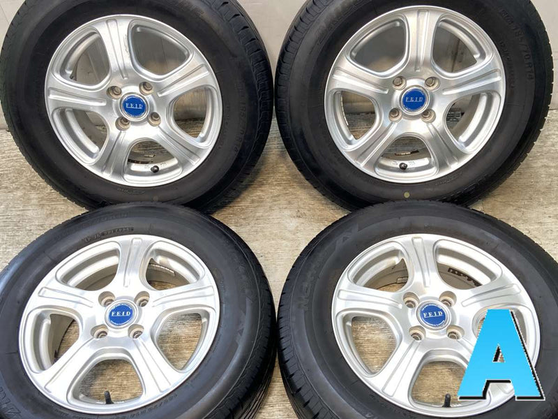 ブリヂストン ネクストリー 185/70R14  /　 FEID 5.5J+50 100-4穴 4本