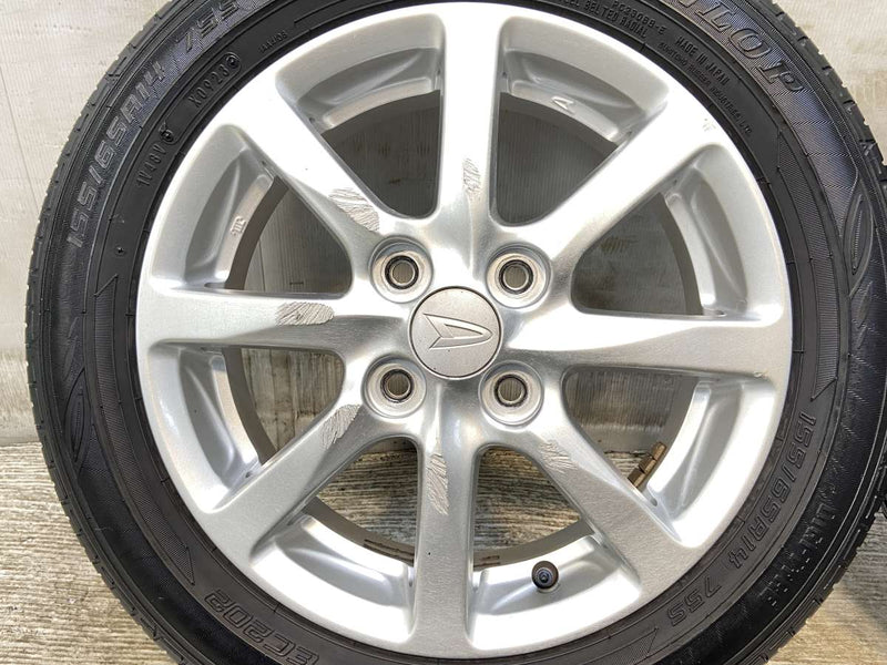 ダンロップ EC202 155/65R14  /ダイハツ純正  4.5J+45 100-4穴 4本