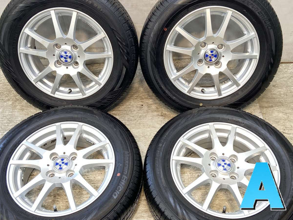 オートバックス マックスラン　エフィシア 185/65R14  /　 G MACH 5.5J+45 100-4穴 4本