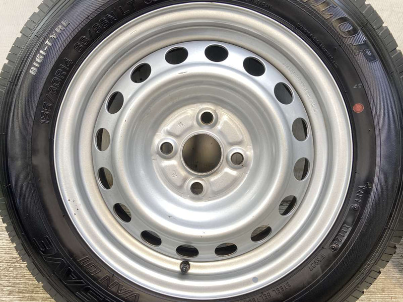 ダンロップ エナセーブ VAN01 155/80R14 88/86LT /トヨタ純正 AL 5.0J+39 100-4穴 4本