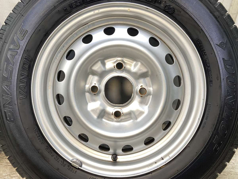 ダンロップ エナセーブ VAN01 165/80R14 97/95LT /日産純正  5.0J+ 114.3-4穴 4本