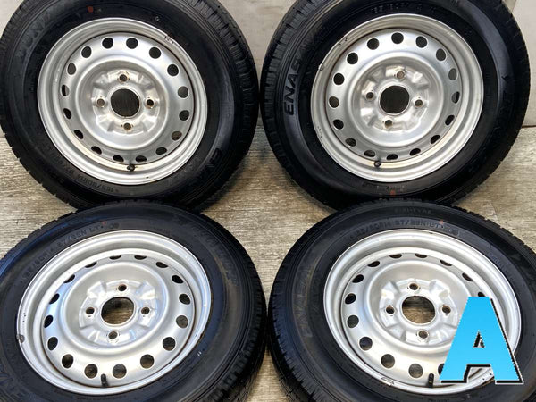 ダンロップ エナセーブ VAN01 165/80R14 97/95LT /日産純正  5.0J+ 114.3-4穴 4本