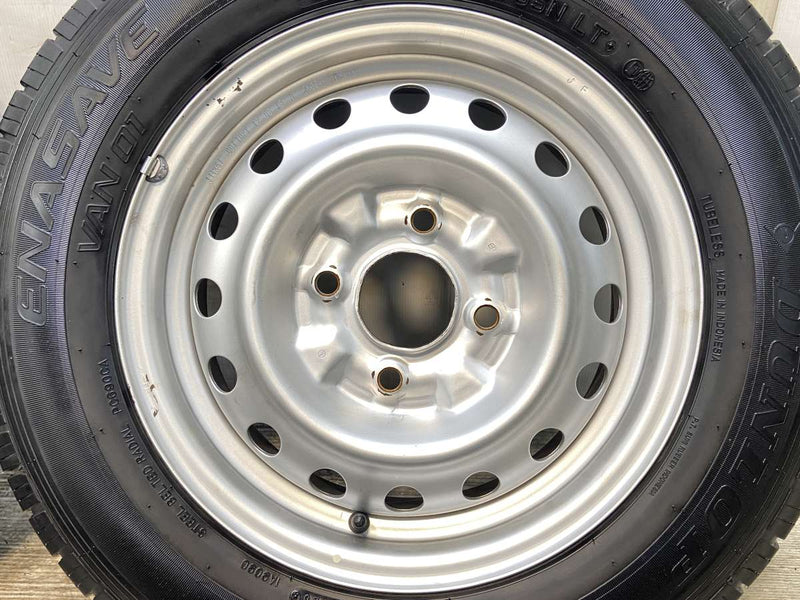 ダンロップ エナセーブ VAN01 165/80R14 97/95LT /日産純正  5.0J+ 114.3-4穴 4本