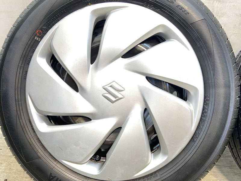 ヨコハマ ブルーアース-EｓES32 165/65R14  /スズキ純正 A4M 4.5J+ 100-4穴 4本