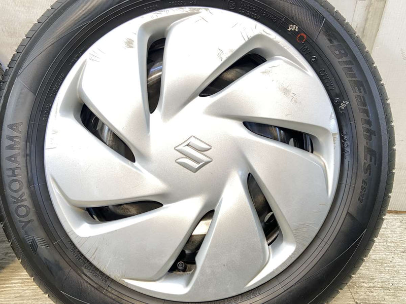 ヨコハマ ブルーアース-EｓES32 165/65R14  /スズキ純正 A4M 4.5J+ 100-4穴 4本