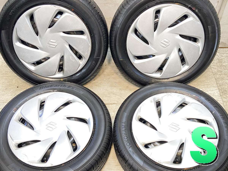 ヨコハマ ブルーアース-EｓES32 165/65R14  /スズキ純正 A4M 4.5J+ 100-4穴 4本